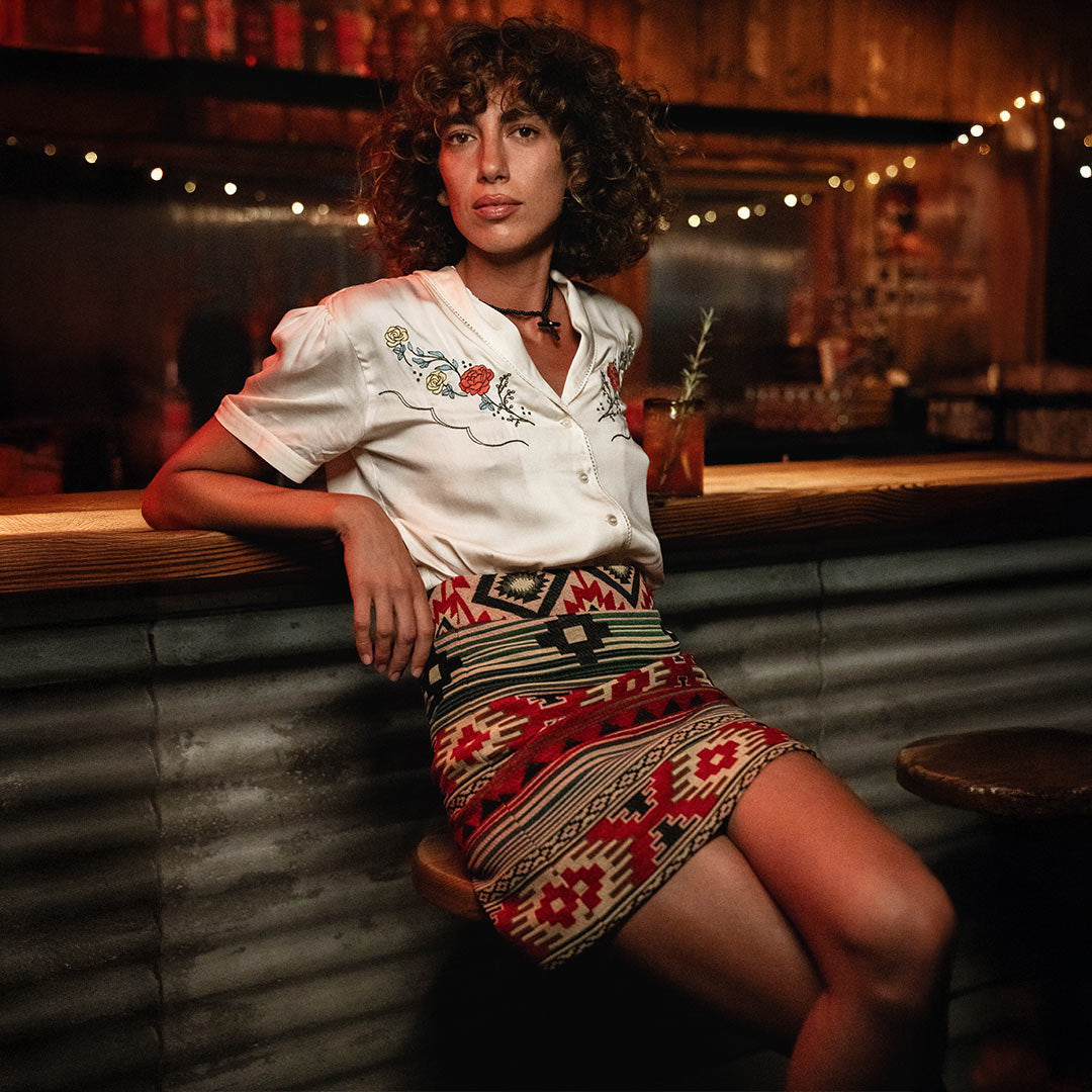 The Raquel Skirt - Marana Print
