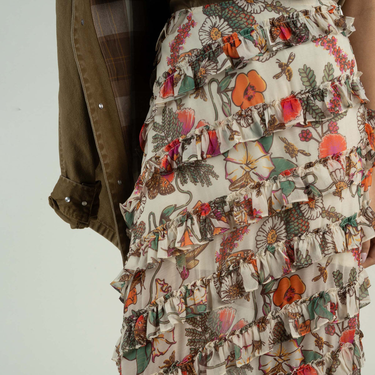 Elena Skirt - Pollinator - Cream