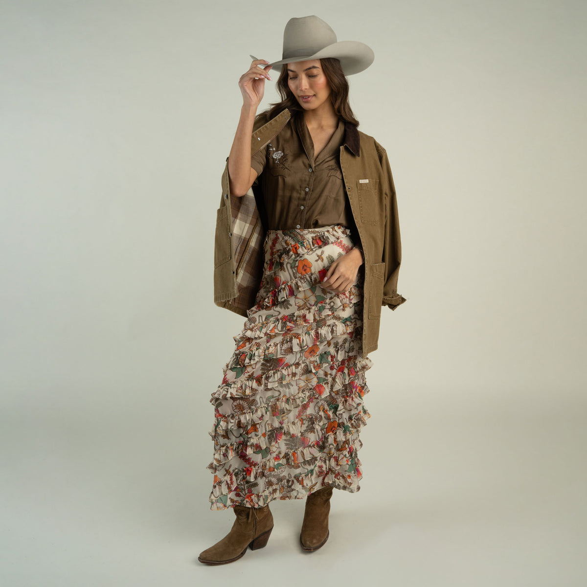 Elena Skirt - Pollinator - Cream