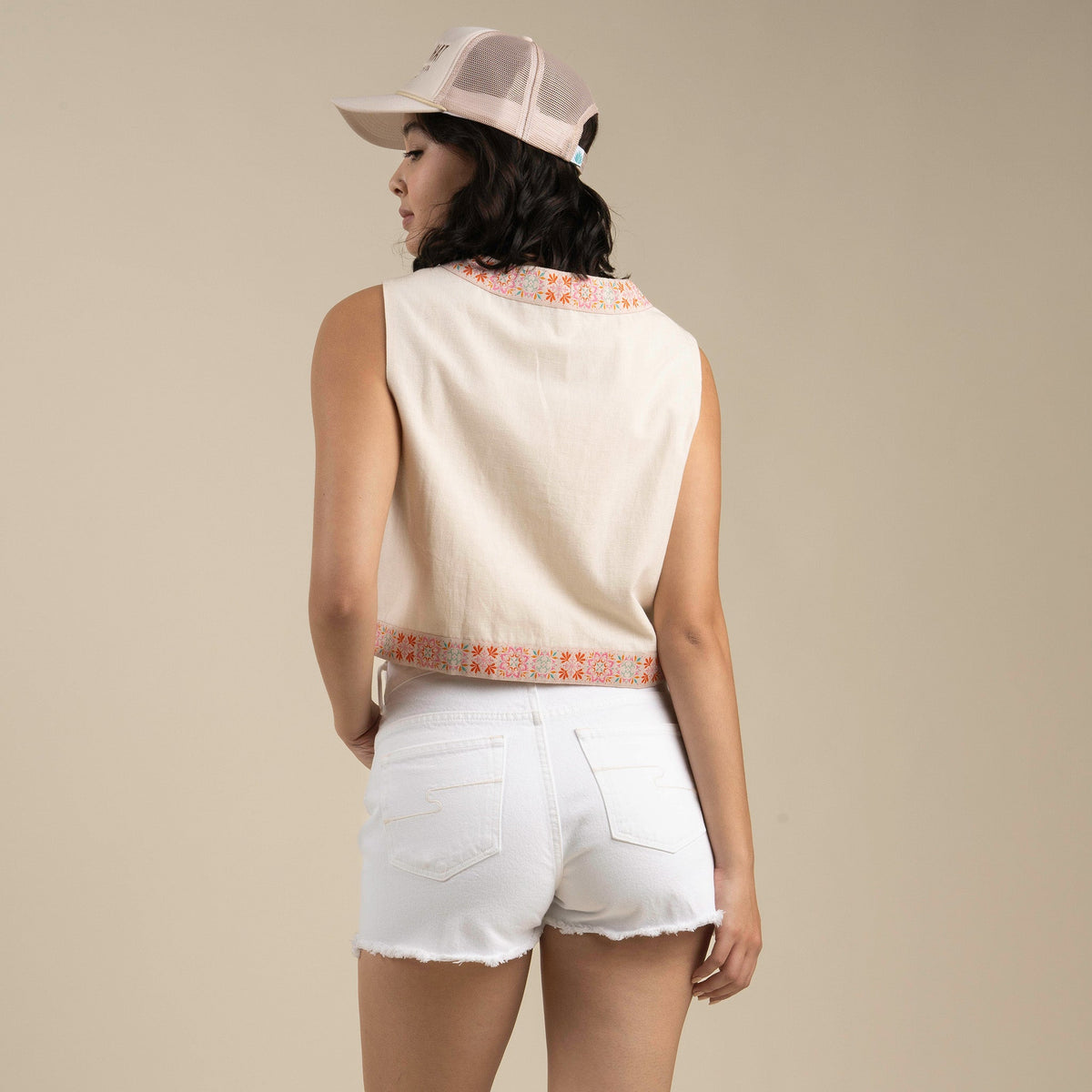 Ysleta High-Rise Women's Shorts - Washed White