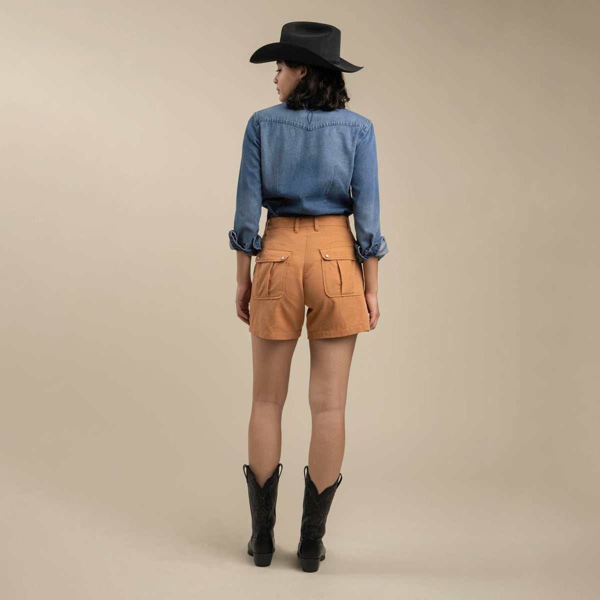 The Natalie Cargo Shorts - Russet