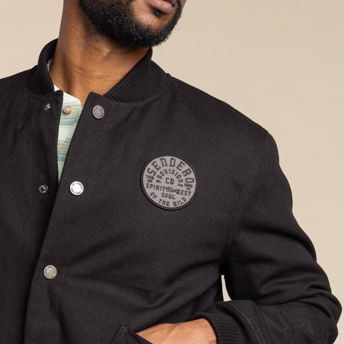 La Tierra Men's Work Jacket - Vintage Black