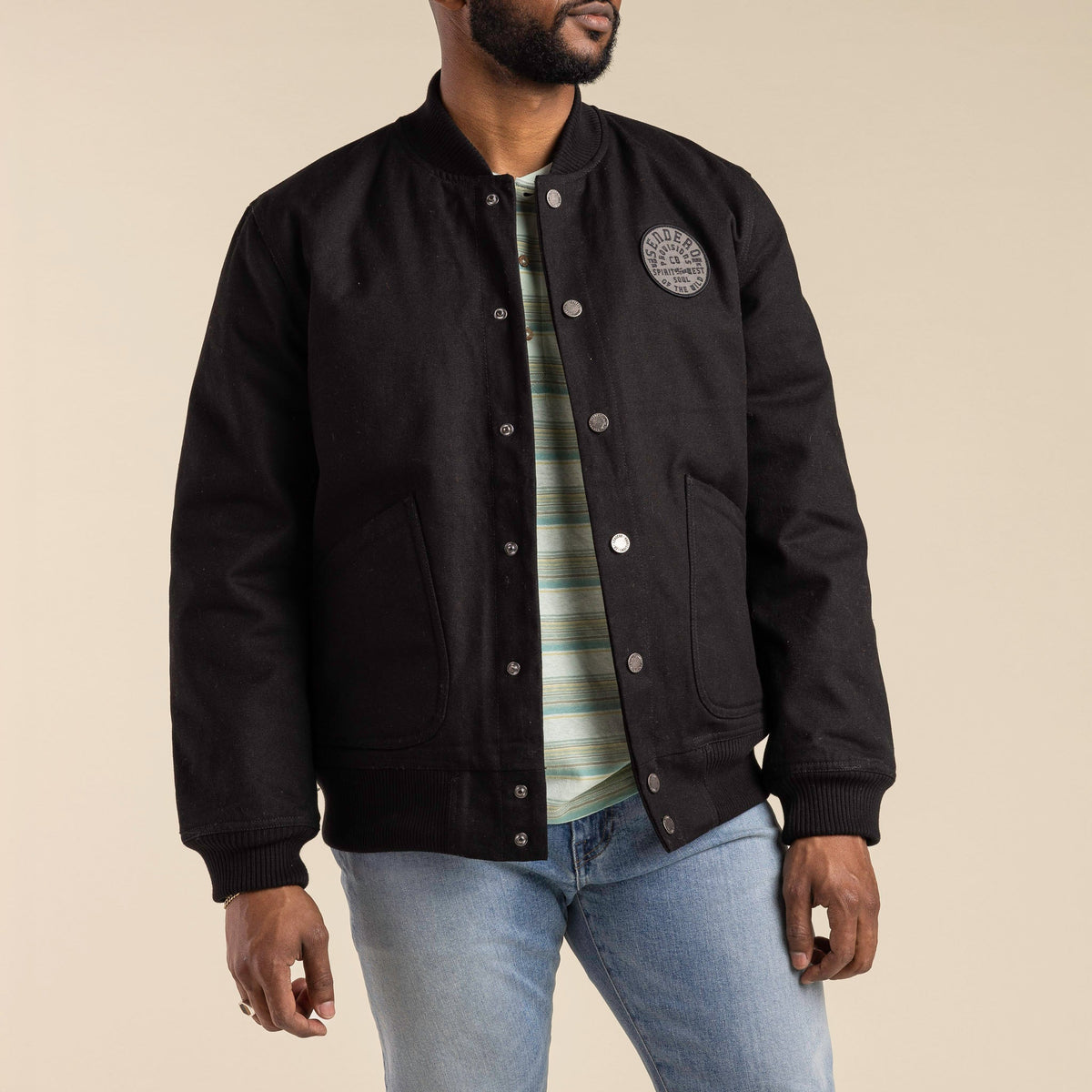 La Tierra Men's Work Jacket - Vintage Black