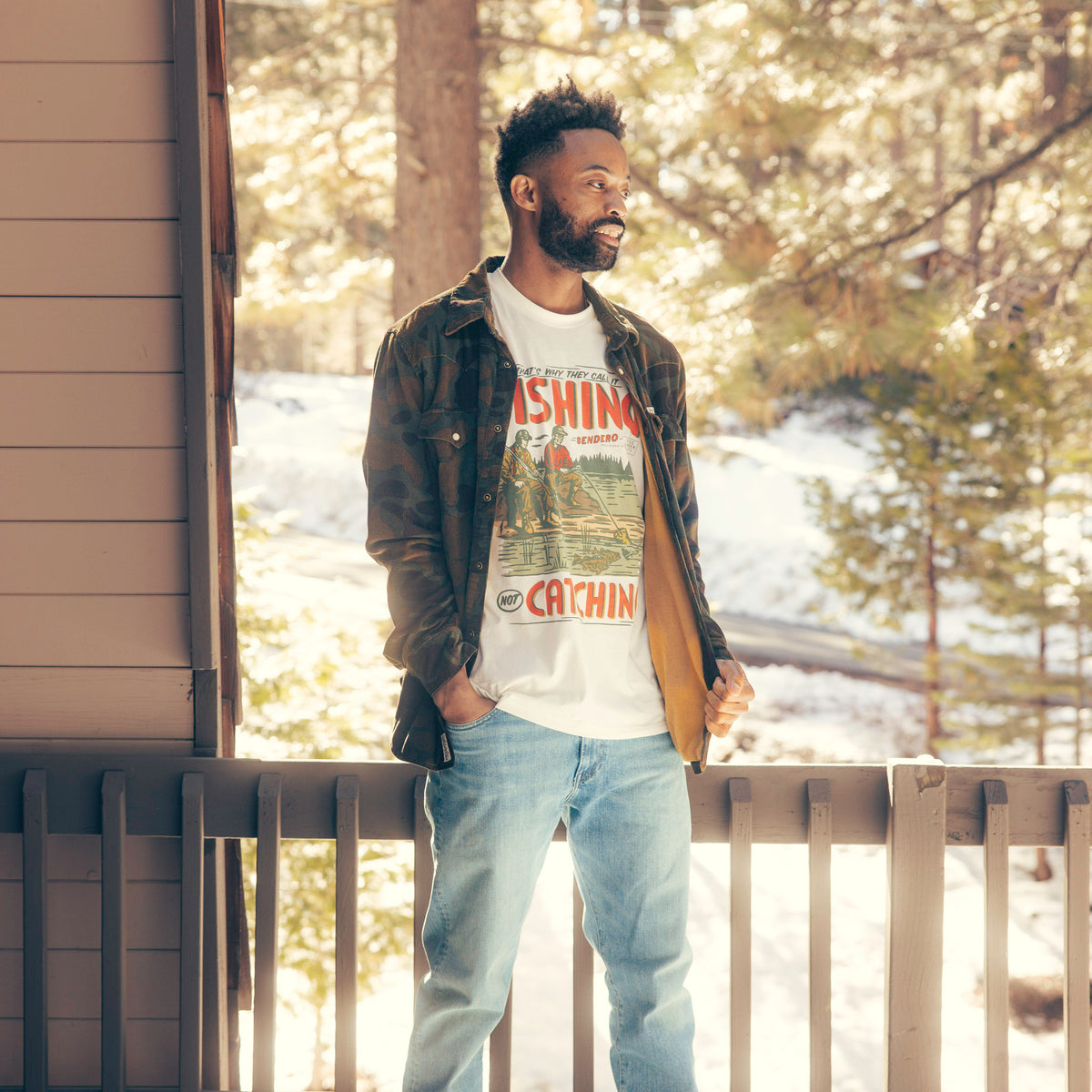 Desperado Shacket - Woodland Camo