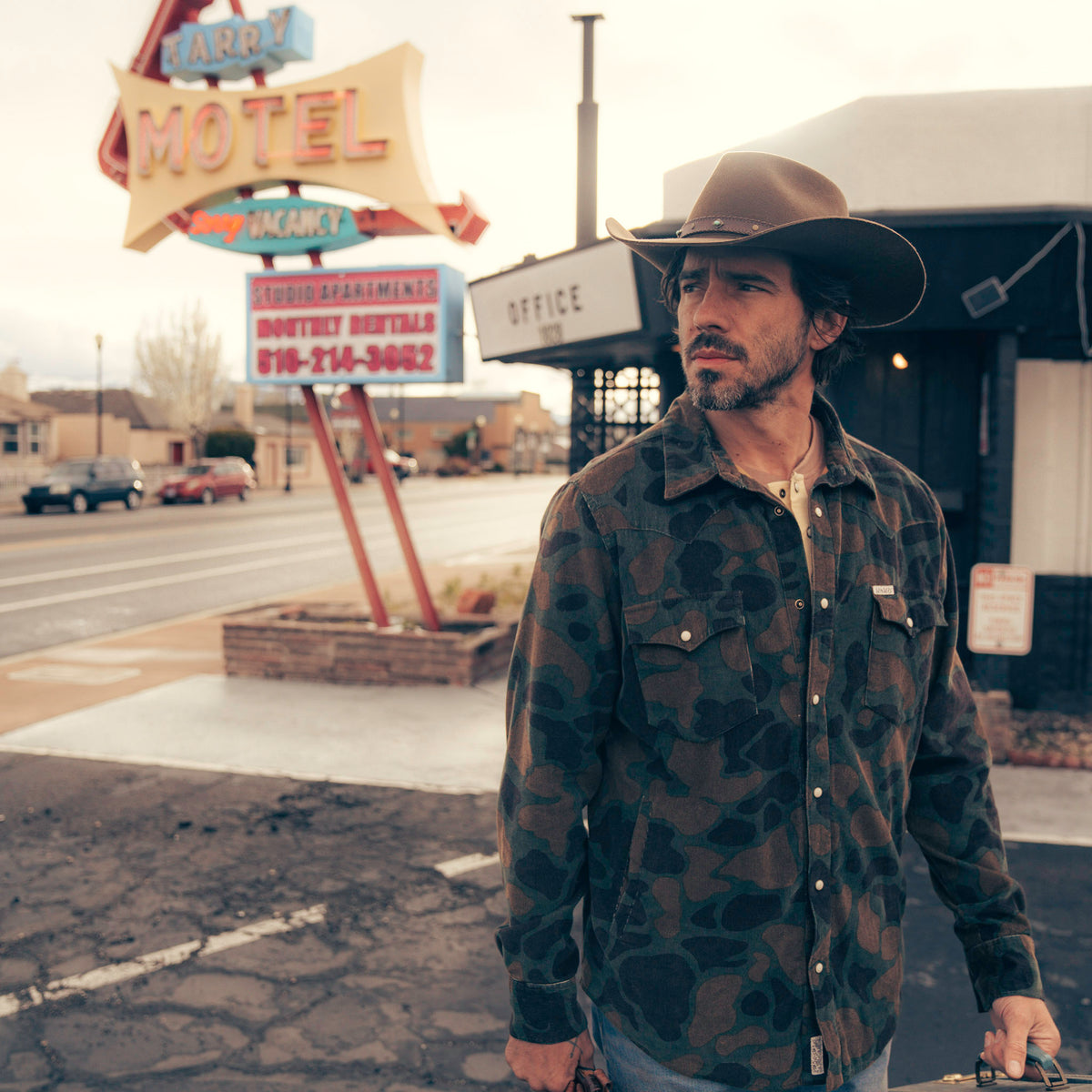 Desperado Shacket - Woodland Camo