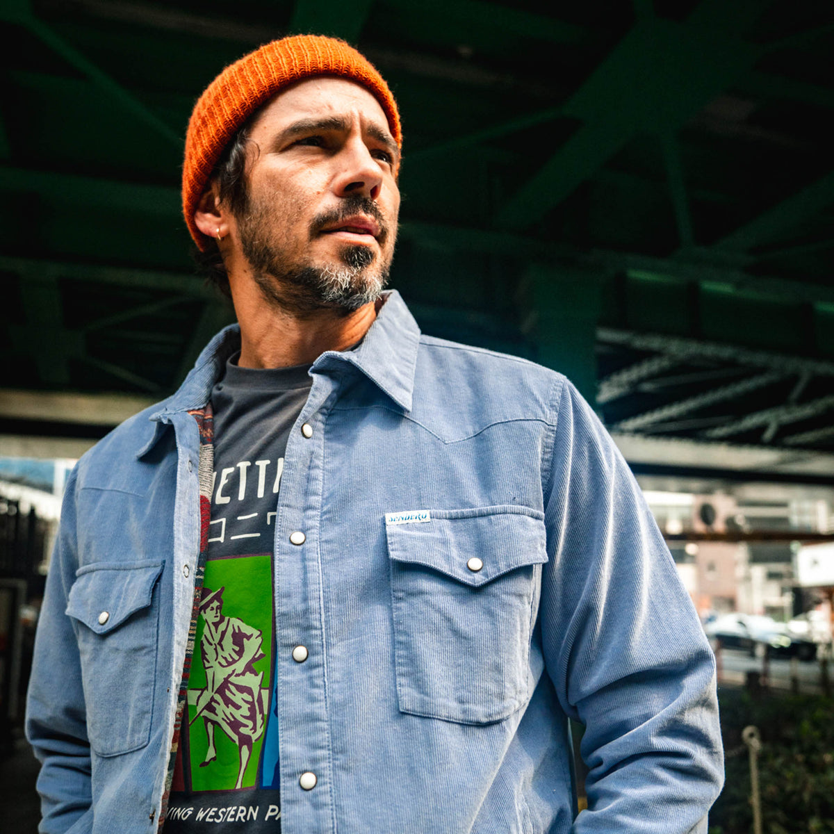 Desperado Shacket - Powder Blue
