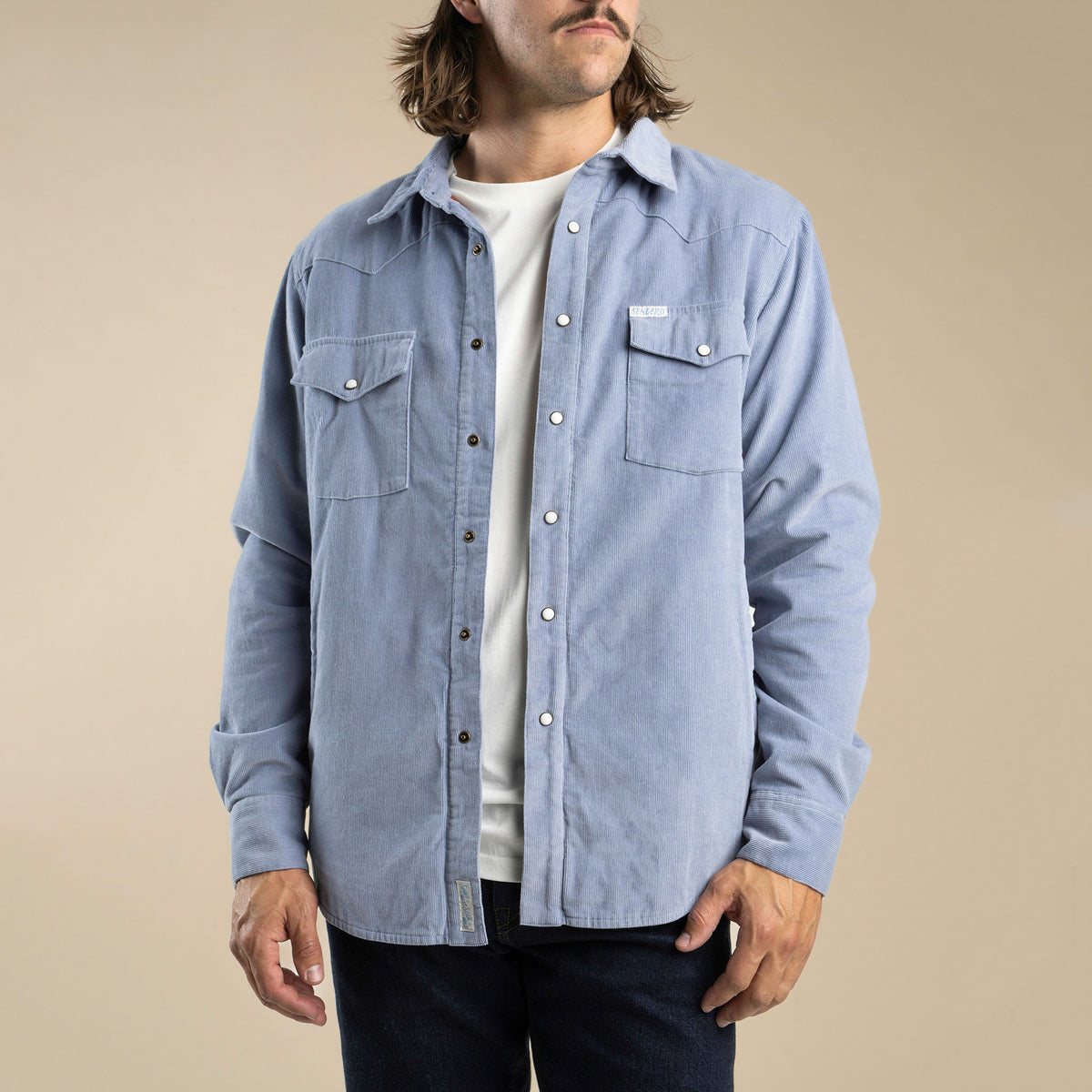 Desperado Shacket - Powder Blue