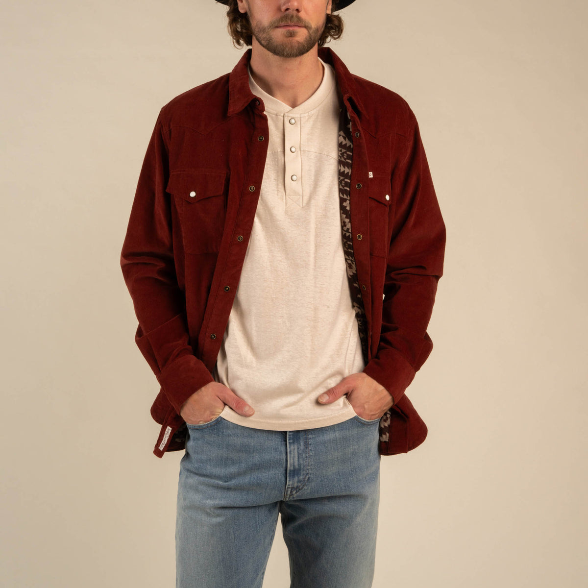 Desperado Shacket - Burgundy