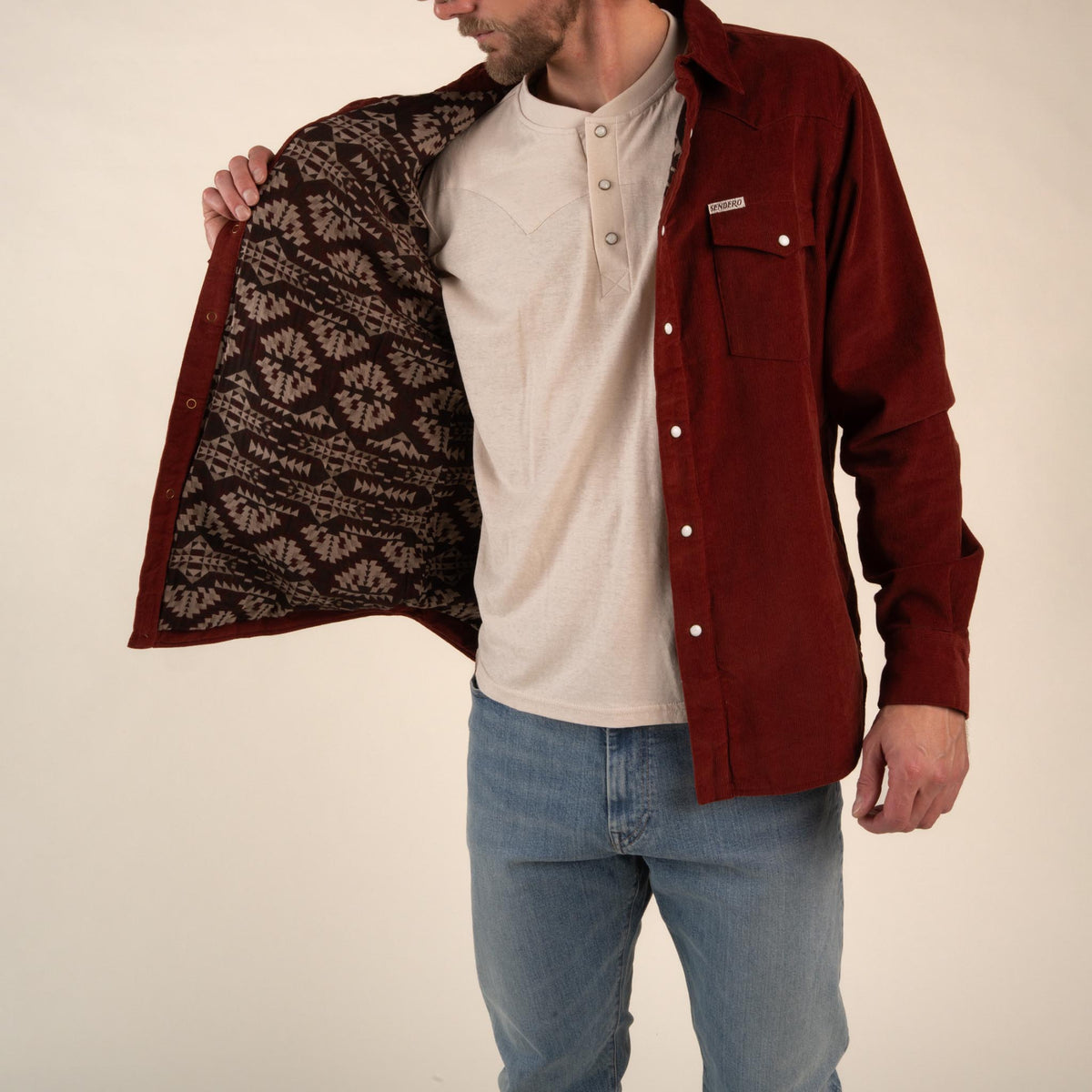 Desperado Shacket - Burgundy
