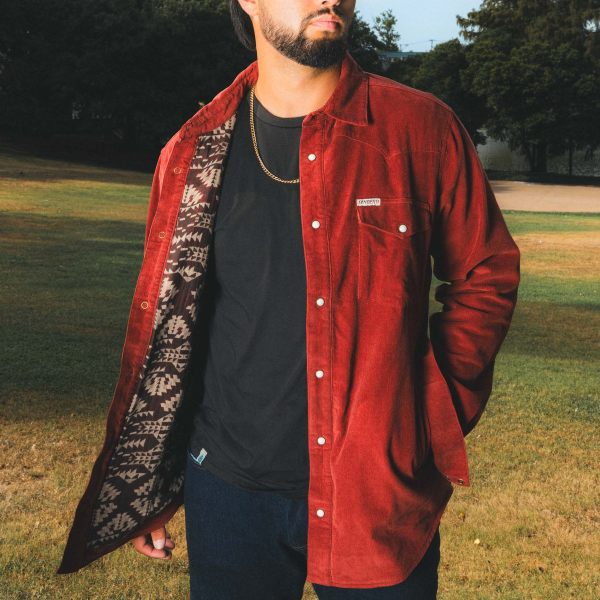 Desperado Shacket - Burgundy