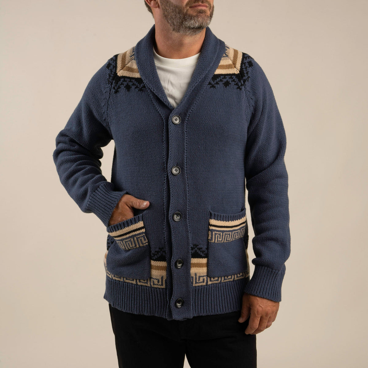 Nuevo Laredo Cardigan - Faded Indigo