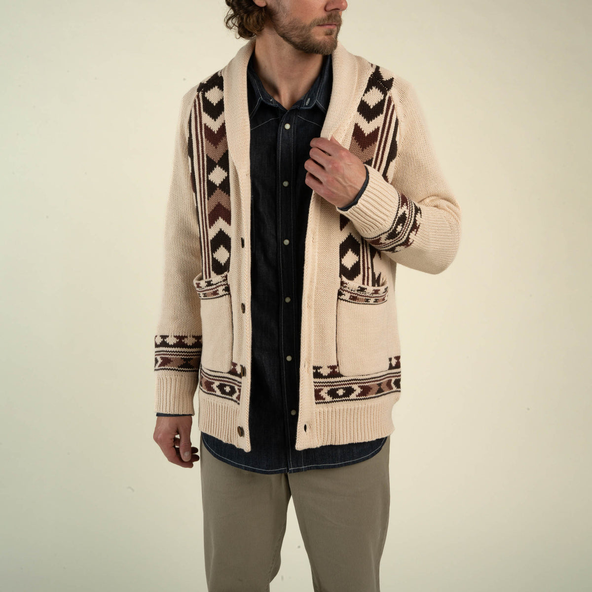 Nuevo Laredo Cardigan - Trigger - Cream