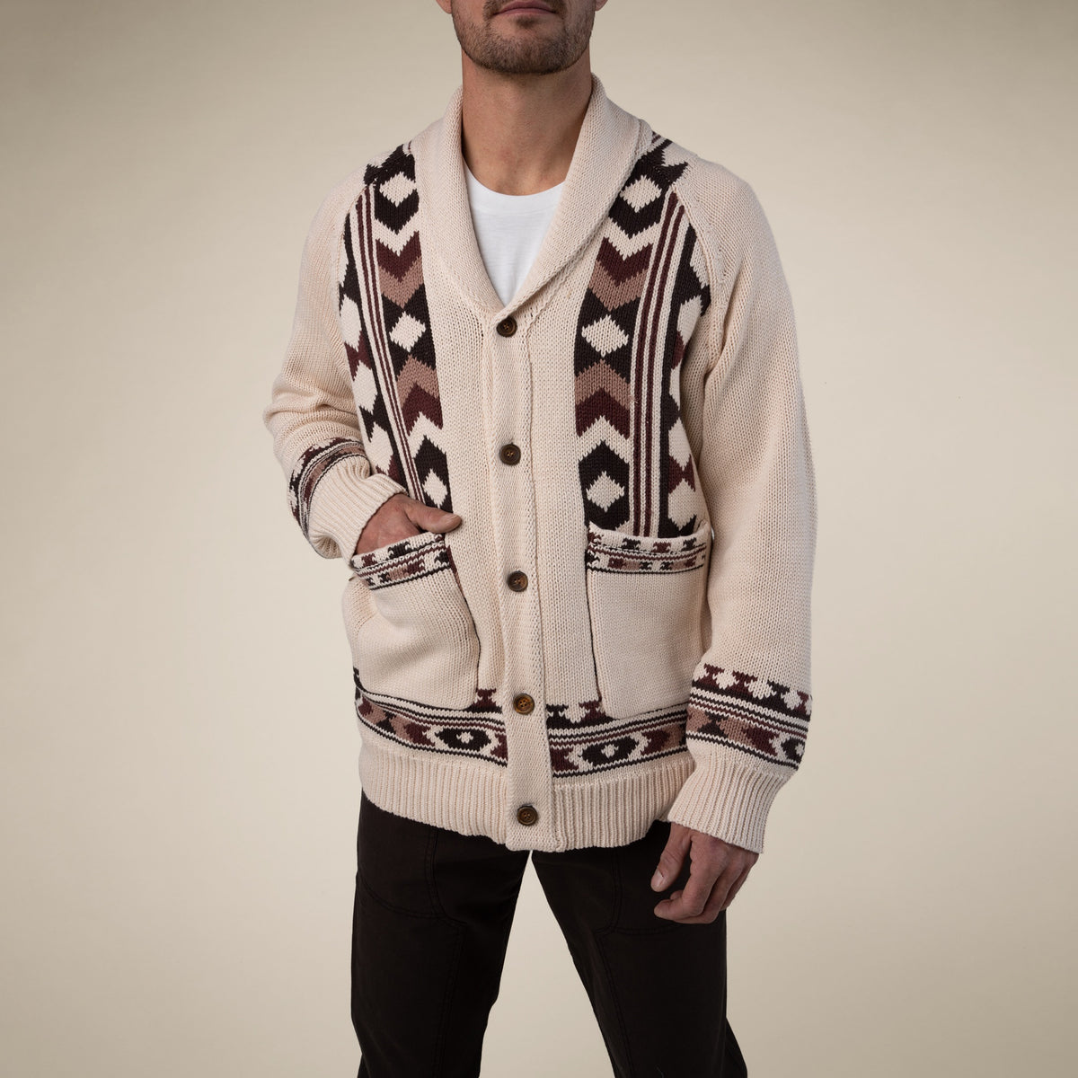 Nuevo Laredo Cardigan - Trigger - Cream