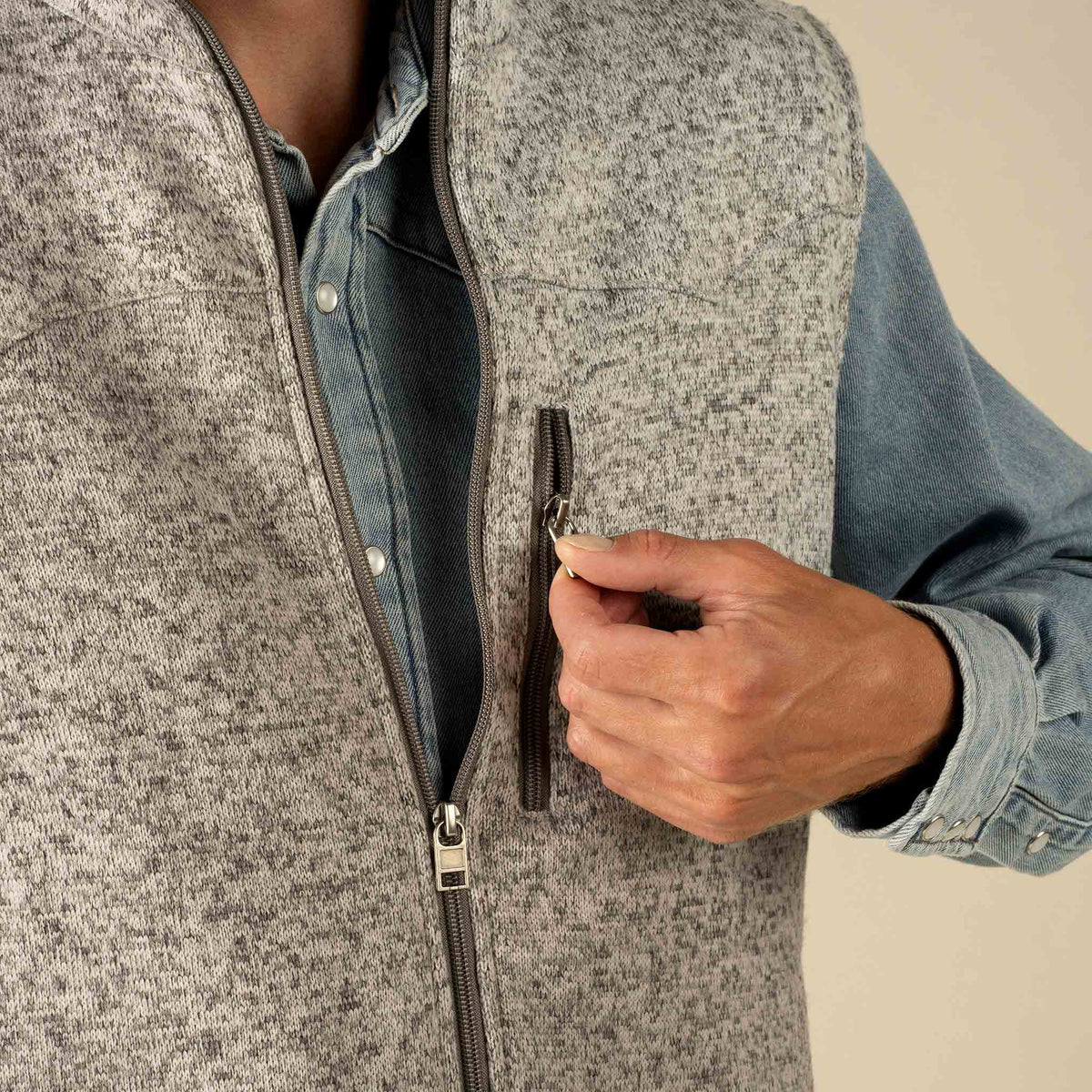Ciudad Vest - Heather Gray