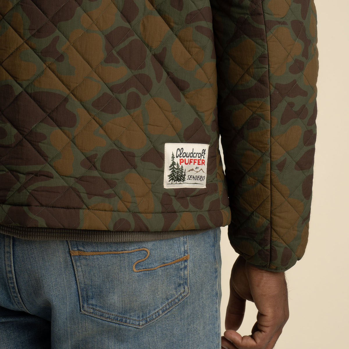 Cloudcroft Hooded Puffer Jacket (Men's) - Forest Camo