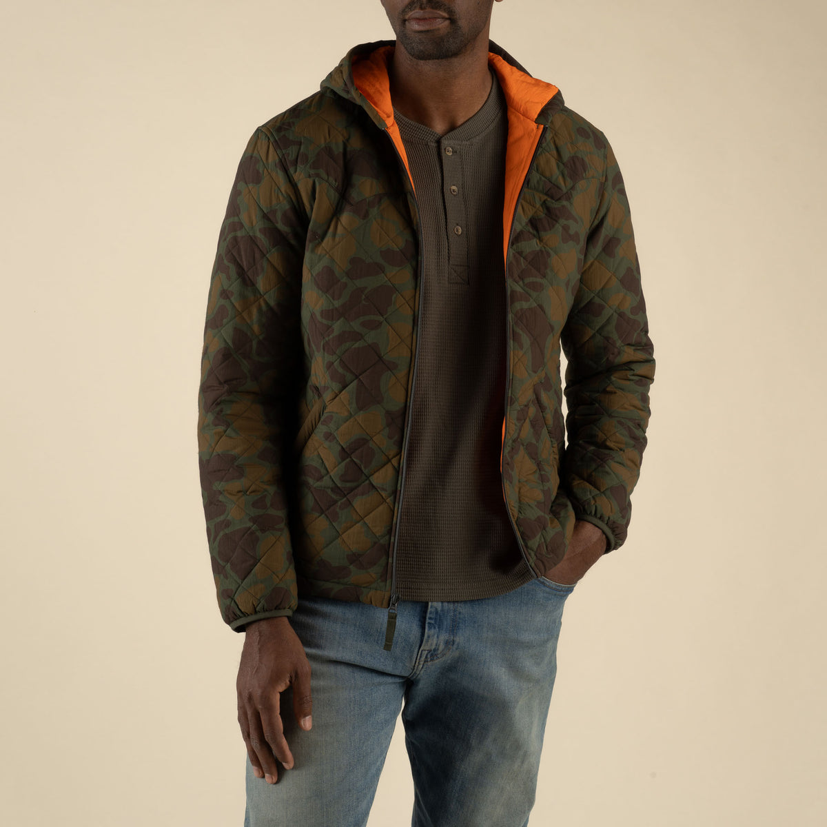 Cloudcroft Hooded Puffer Jacket (Men's) - Forest Camo