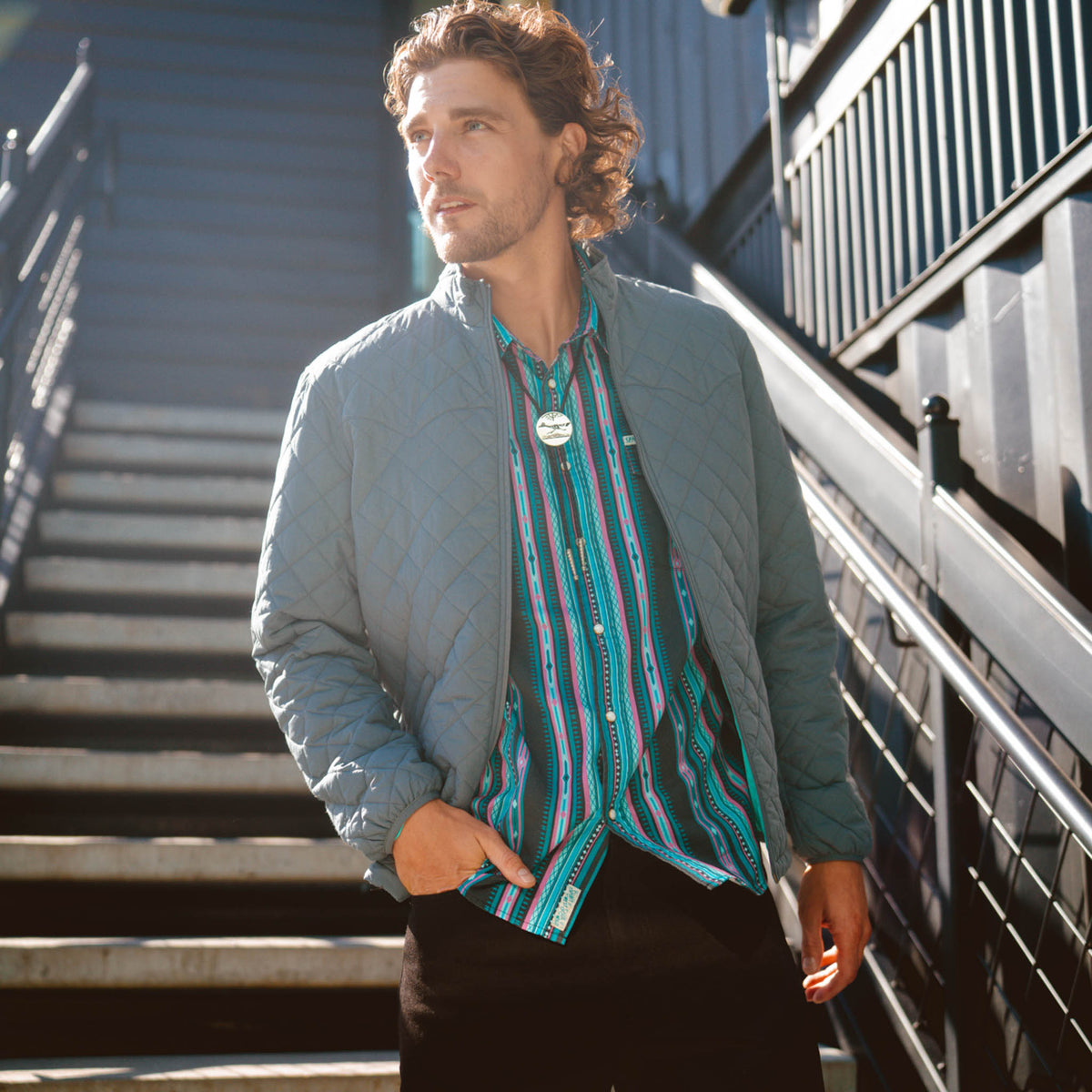 Cloudcroft Puffer Jacket (Men's) - Stormy Weather