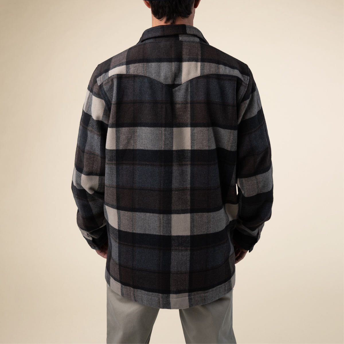 Austin Jacket - Brown/Blue Plaid