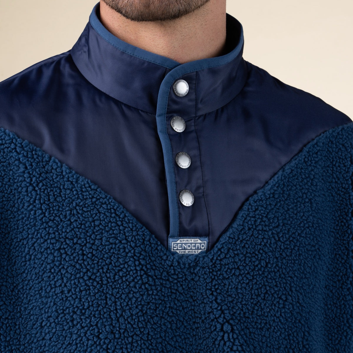 Bariloche Fleece Pullover - Navy