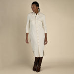 The Annie Pearl Snap Shirtdress 