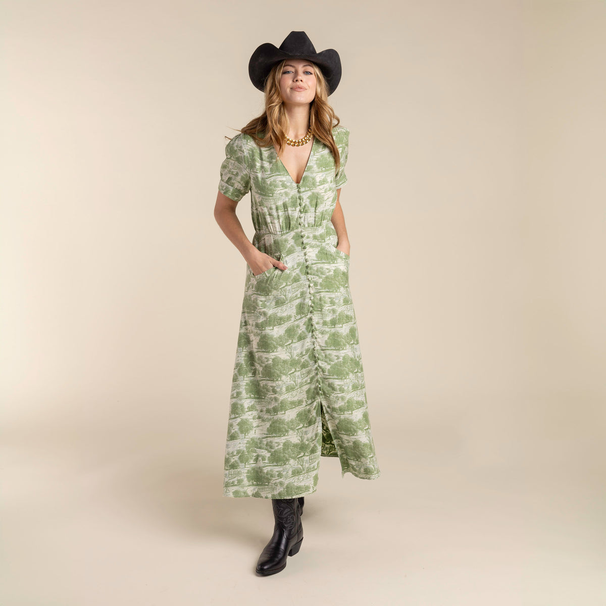 Darcy Dress - Mint Green