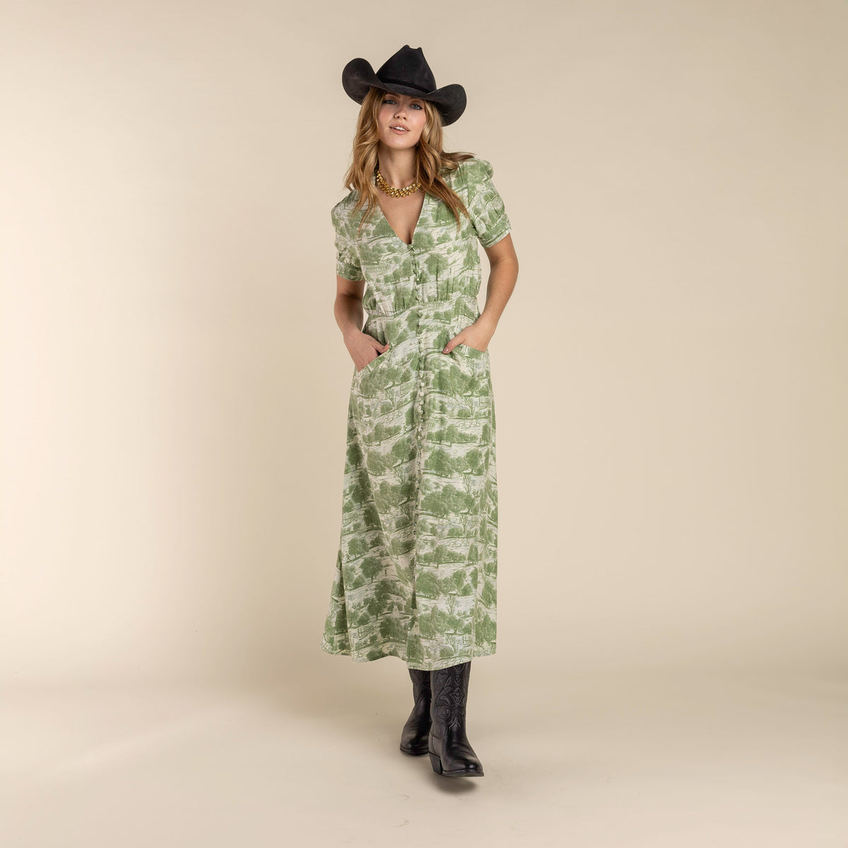 Darcy Dress - Mint Green