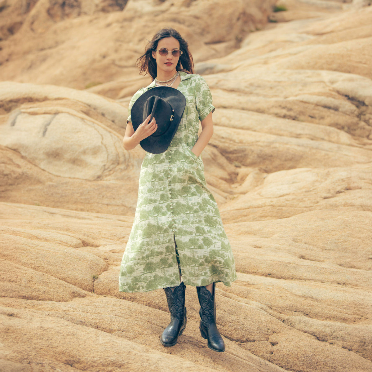 Darcy Dress - Mint Green