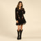 Piper Western Dress - Black