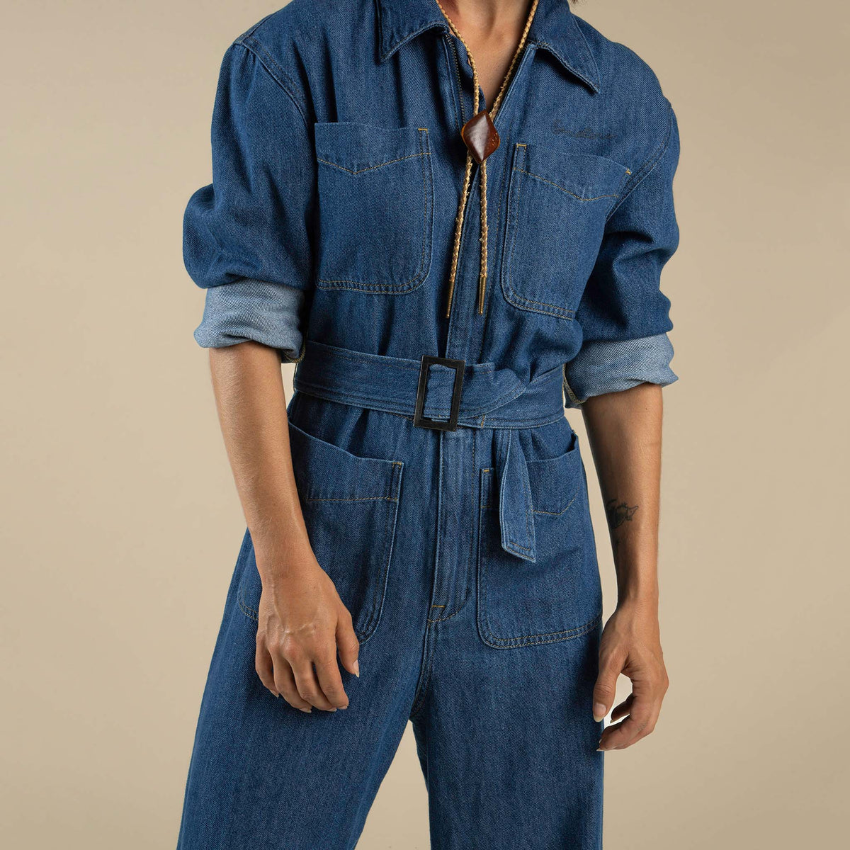 Margot Jumpsuit - Indigo