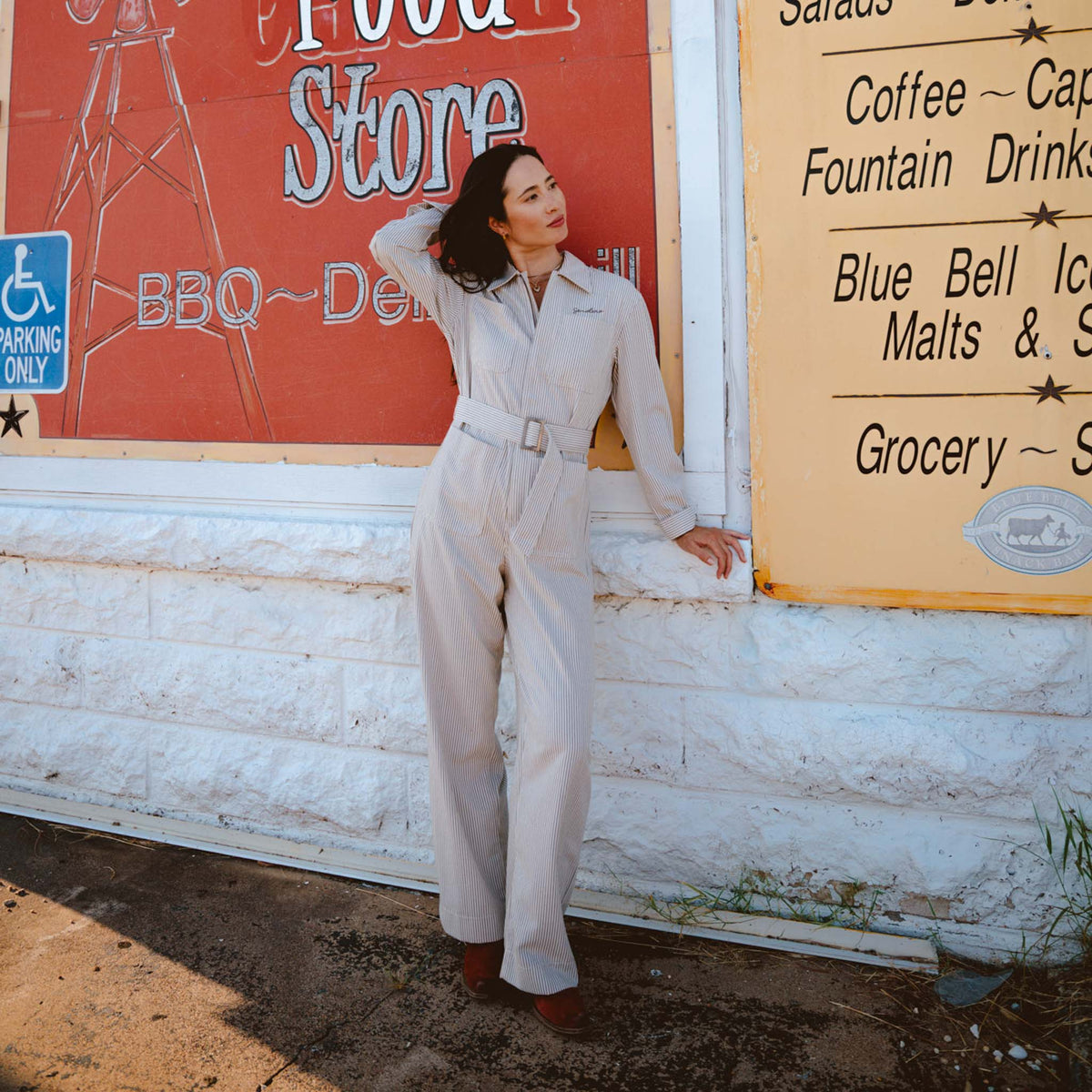 Margot Jumpsuit - Gray Hickory