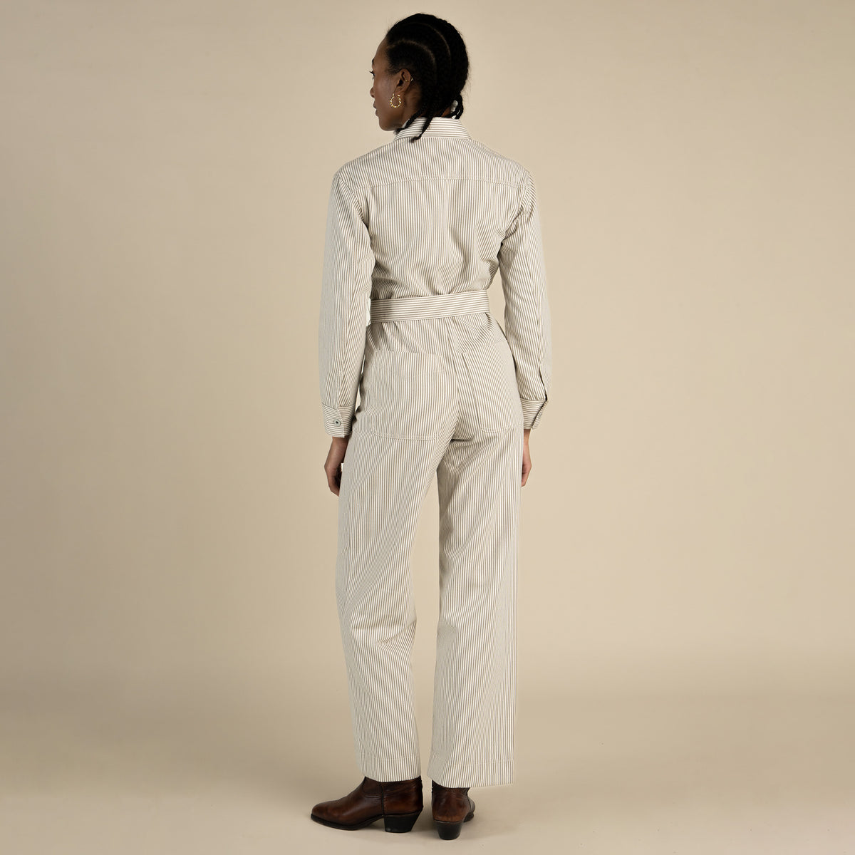 Margot Jumpsuit - Gray Hickory
