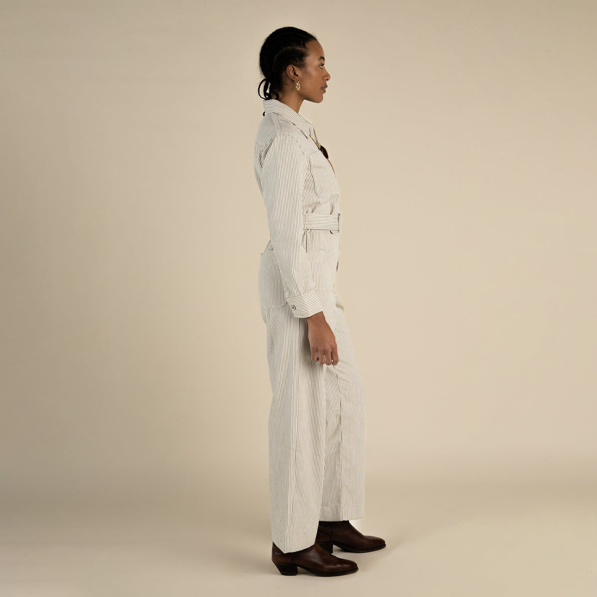 Margot Jumpsuit - Gray Hickory
