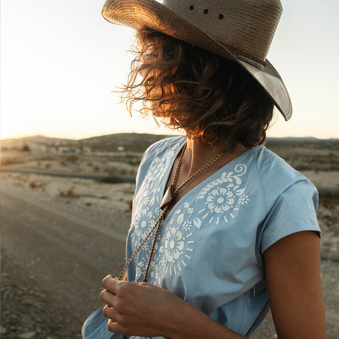 The Emilia Dress - Azure
