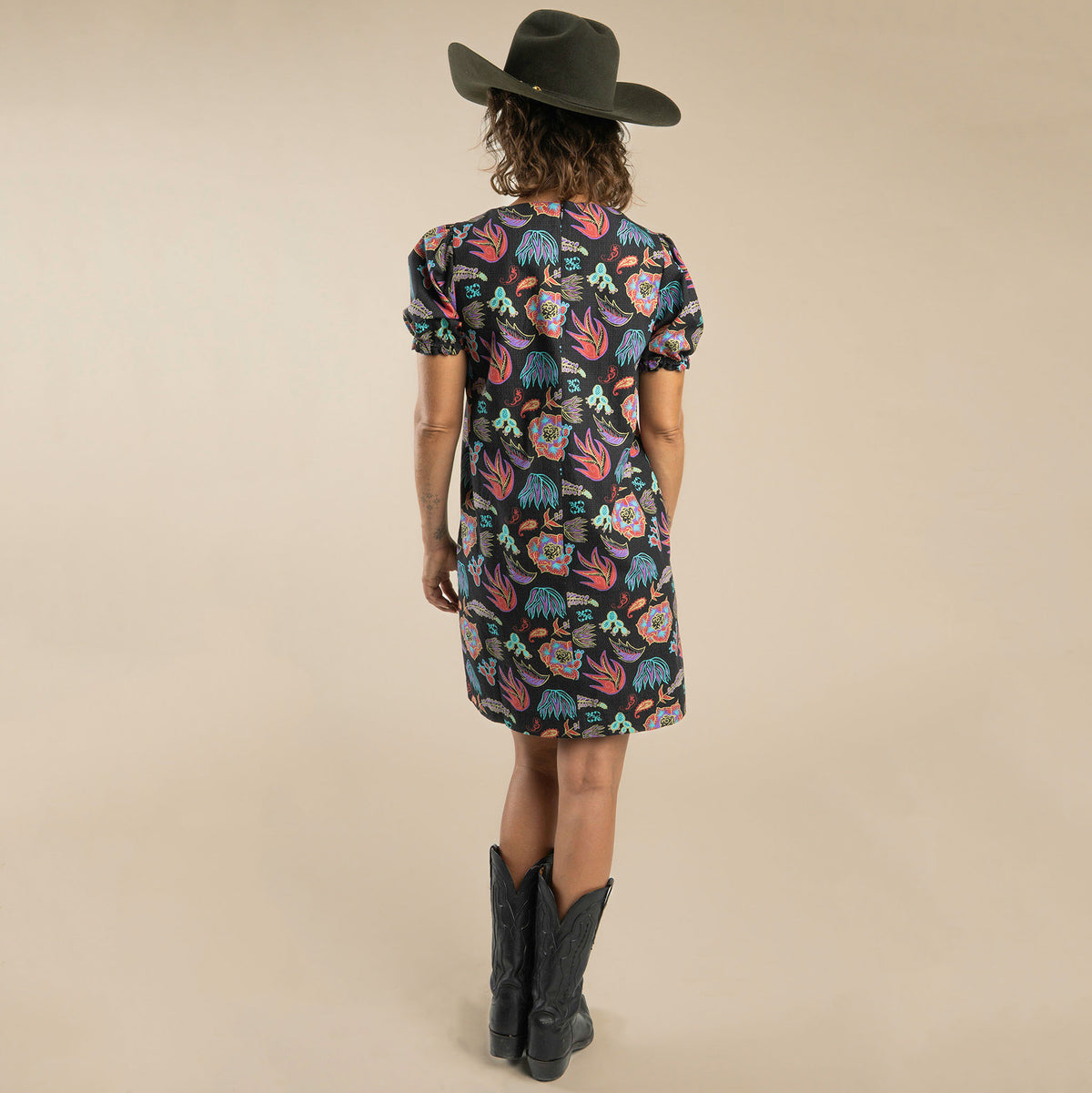 Gabriela Shift Dress - Electric Desert