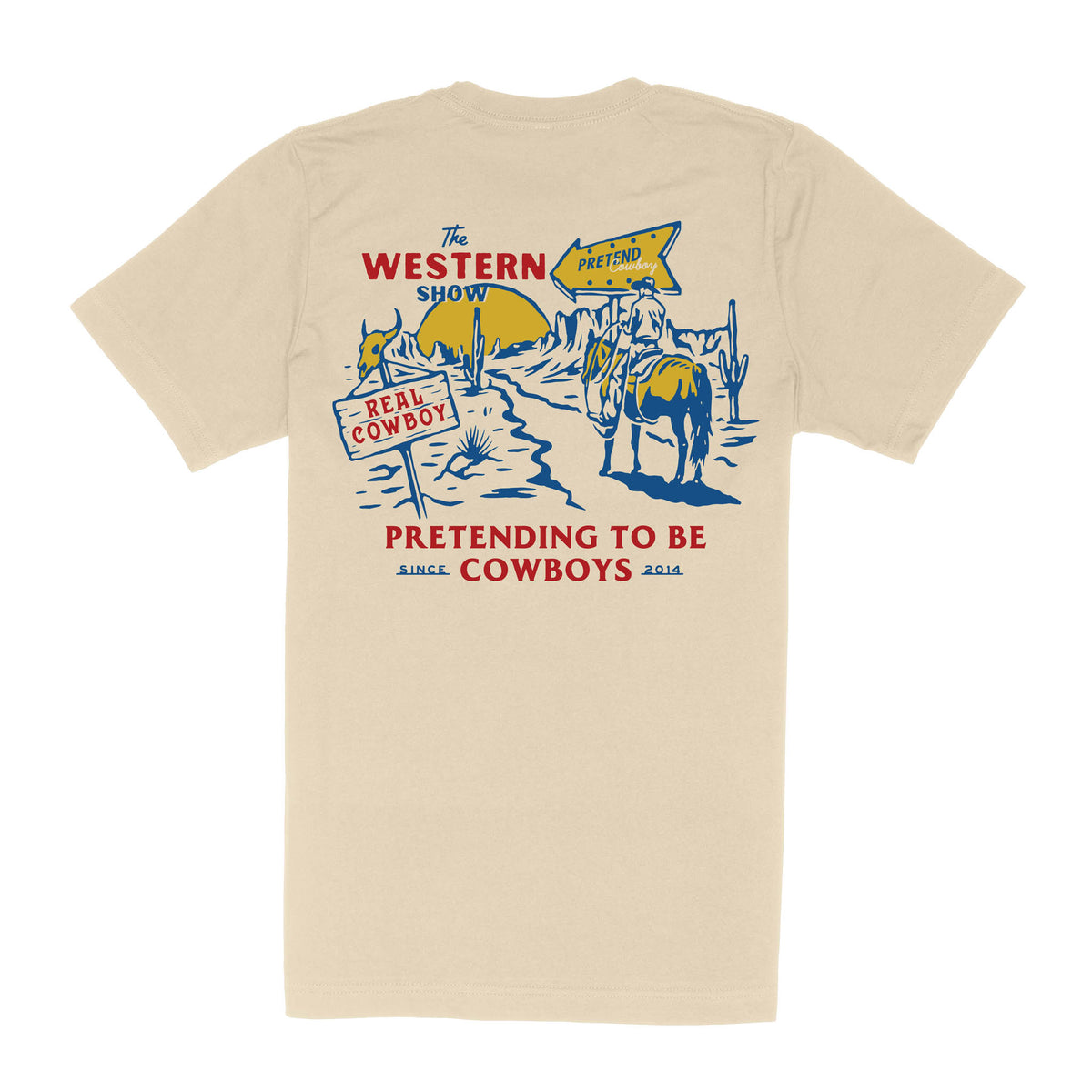 Western Show T-Shirt - Cream