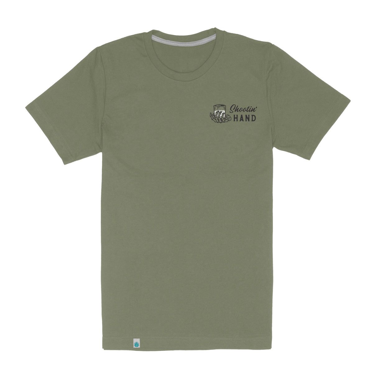 Shootin' Hand T-Shirt - Sage