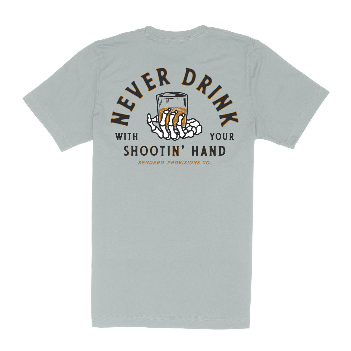 Shootin' Hand T-Shirt - Big Sky Blue