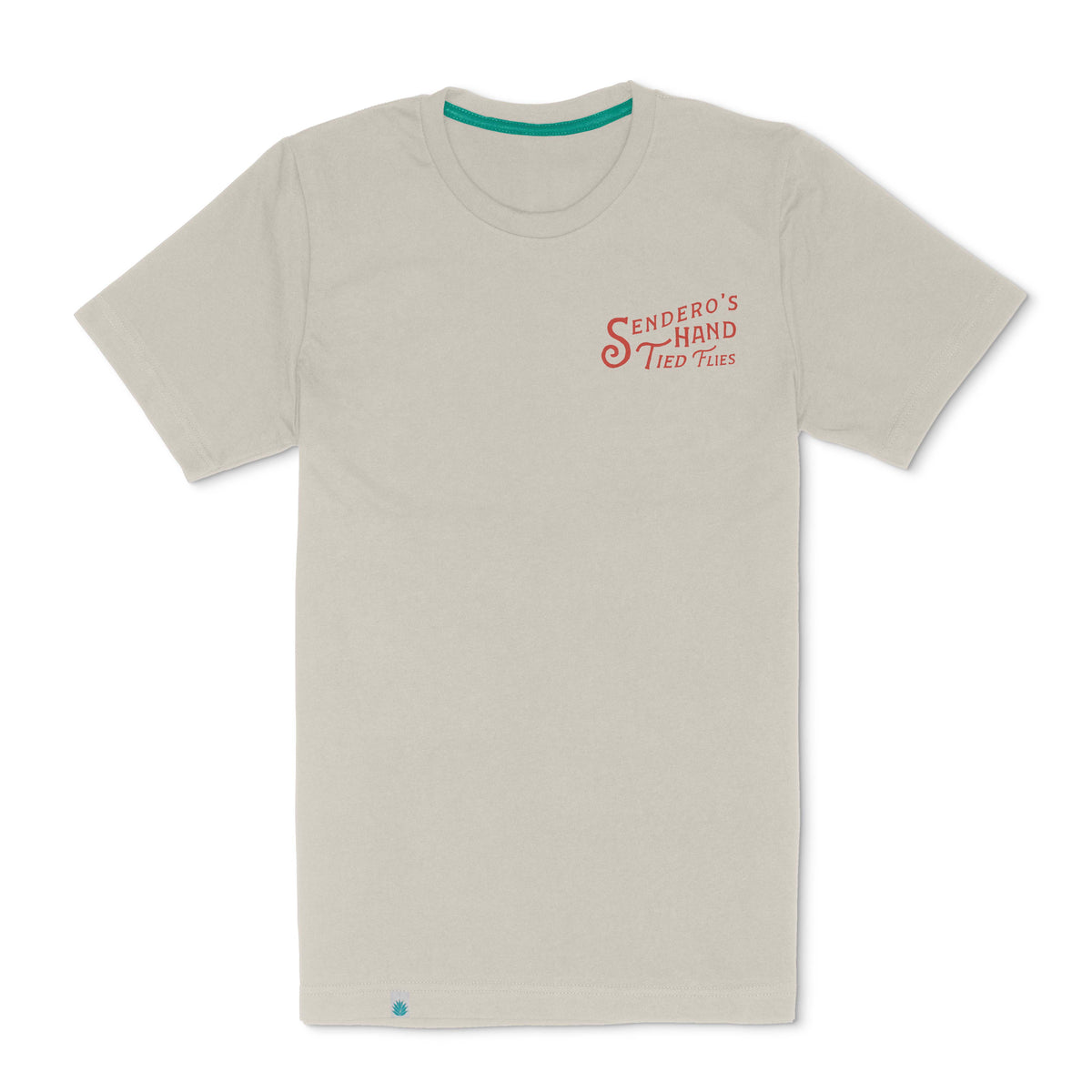 Hand Tied Flies T-Shirt - Sand