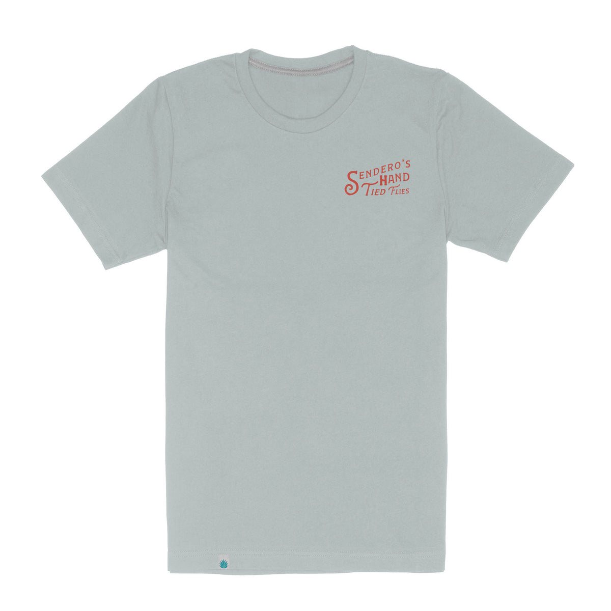 Hand Tied Flies T-Shirt - Big Sky Blue