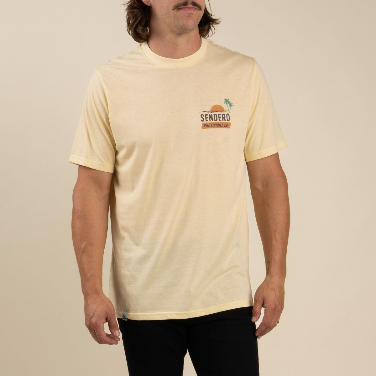 Cowboy Waterski Club T-Shirt - Cream