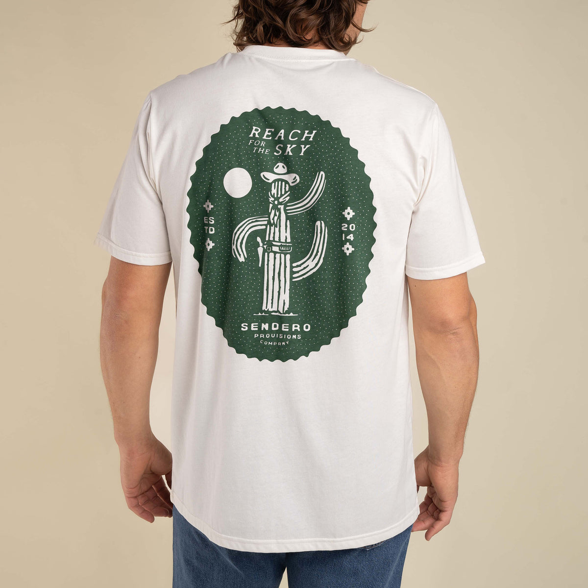 Reach for the Sky T-Shirt - Vintage White