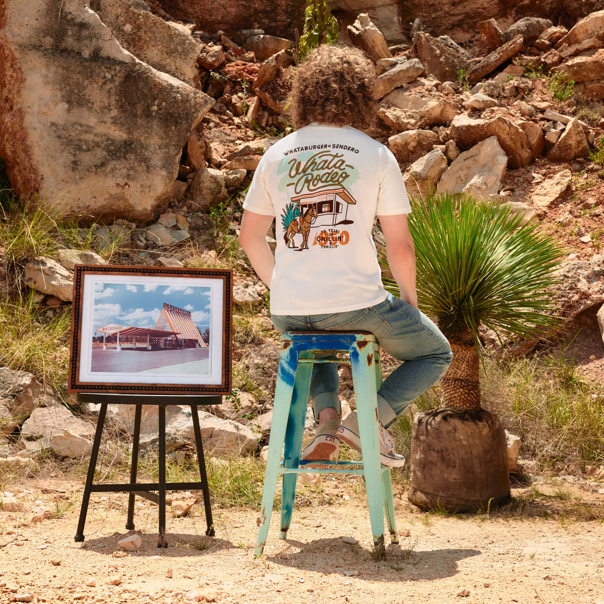 WhataRodeo T-Shirt - Vintage White