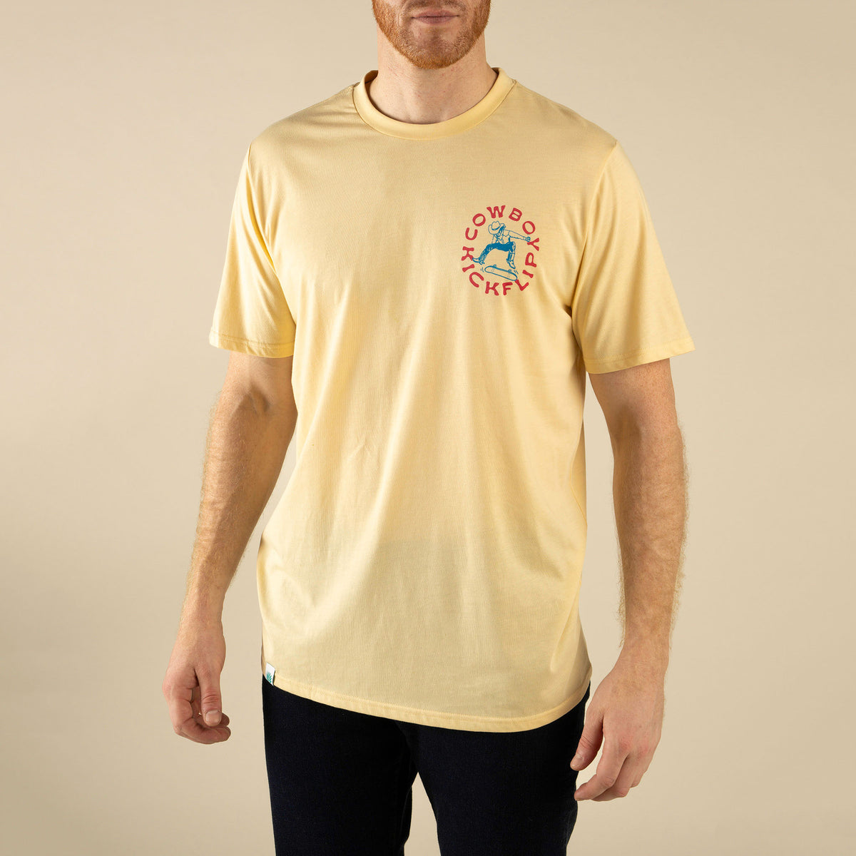 Cowboy Kickflip T-Shirt - Cream