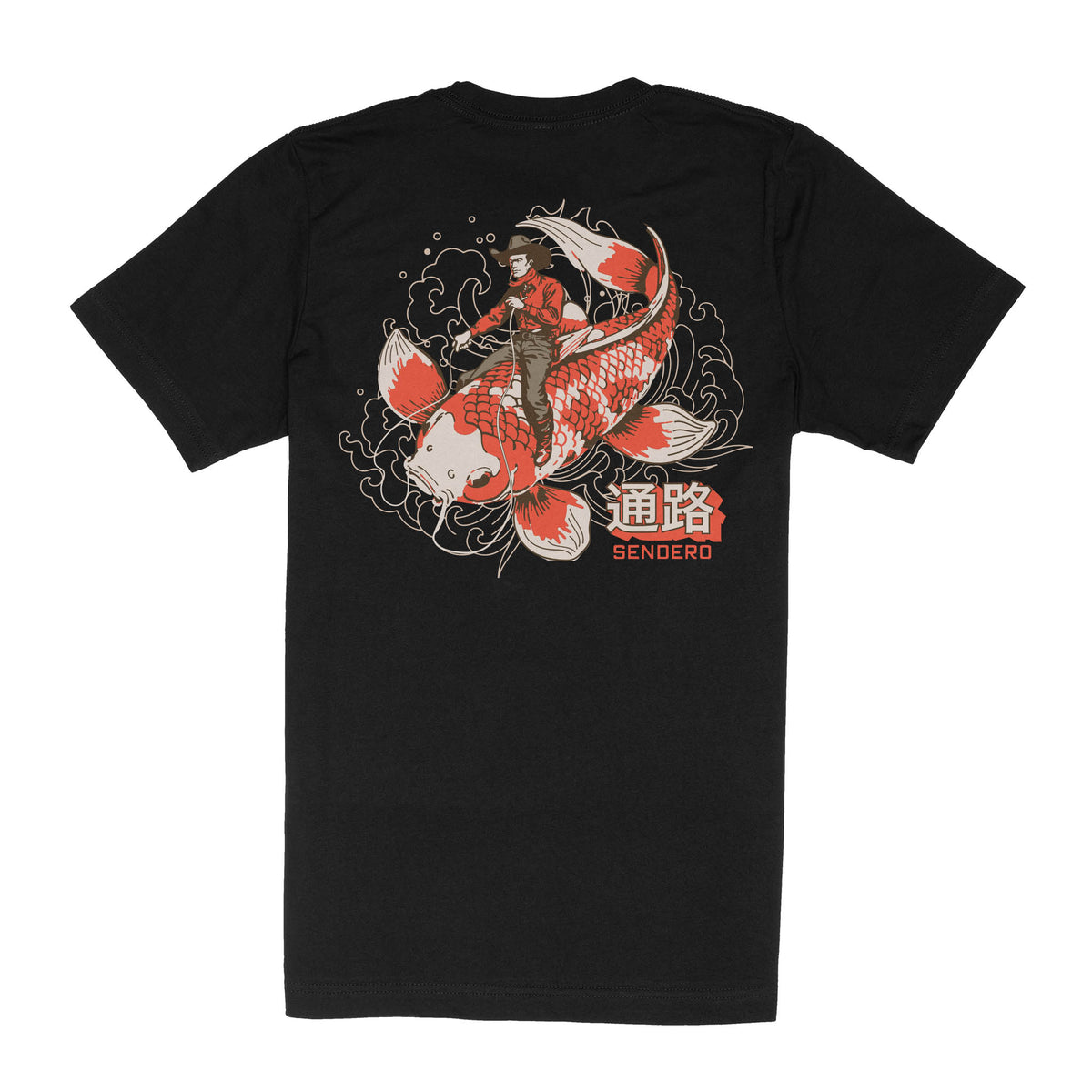 Koi Bronc T-Shirt - Black