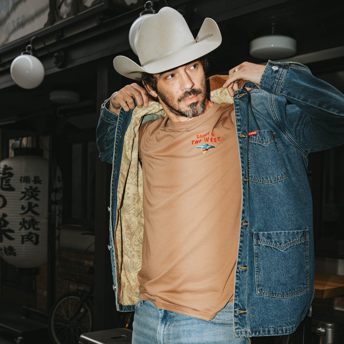 Danger Cowboy T-Shirt - Light Brown