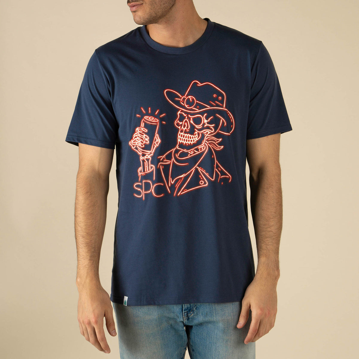 Broadway Bones T-Shirt - Navy