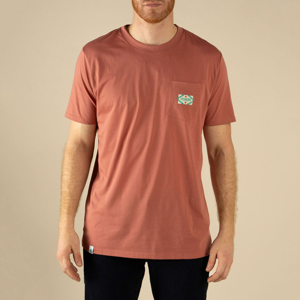 Sendero Pocket Tee - Dusty Mauve