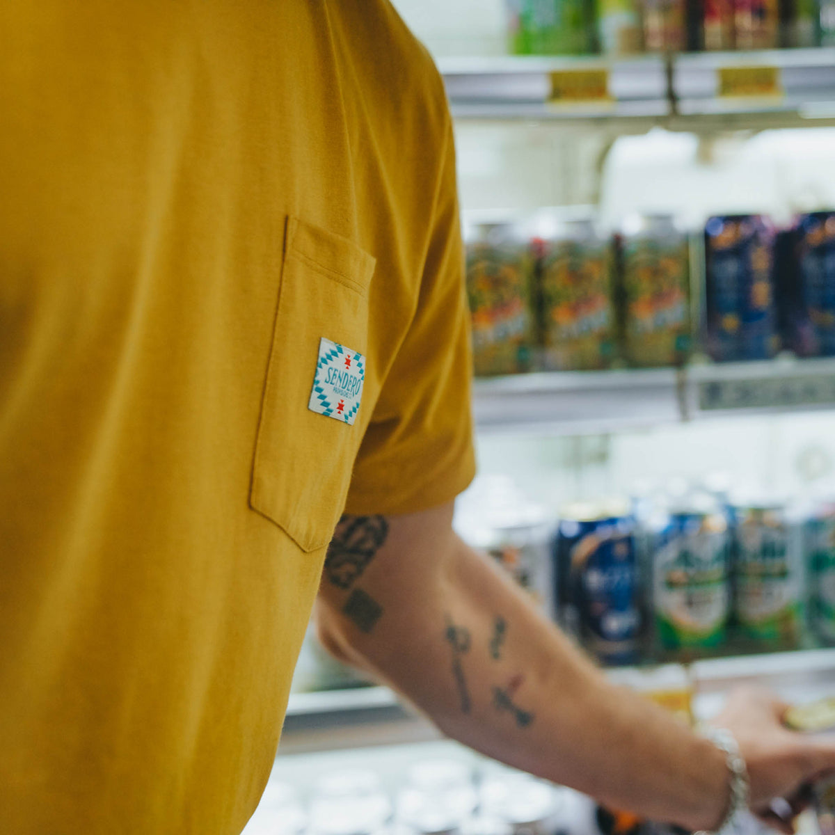 Sendero Pocket Tee - Goldenrod