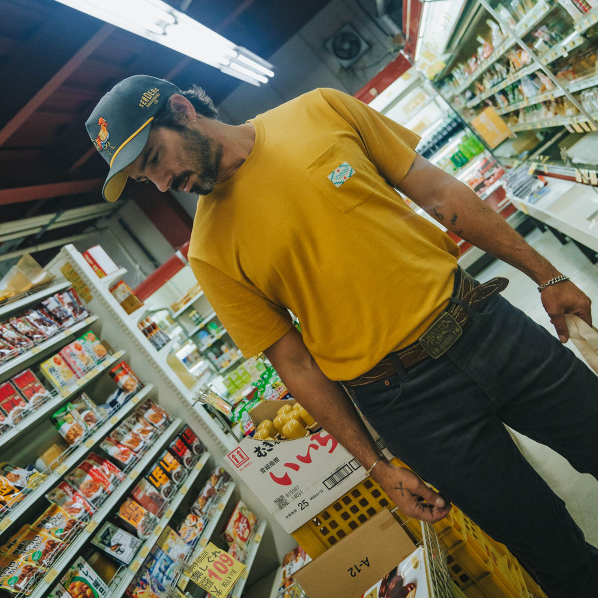 Sendero Pocket Tee - Goldenrod
