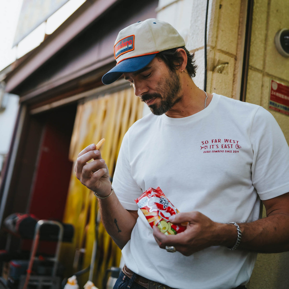 So Far West T-Shirt - Vintage White